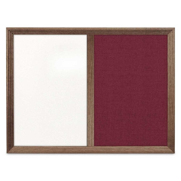 Enclosed Corkboard, 1 Door, 60"x36", 4" Fra